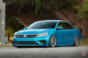 Volkswagen Passat R X Work on Vossen Wheels (LC-106T) 2017 года